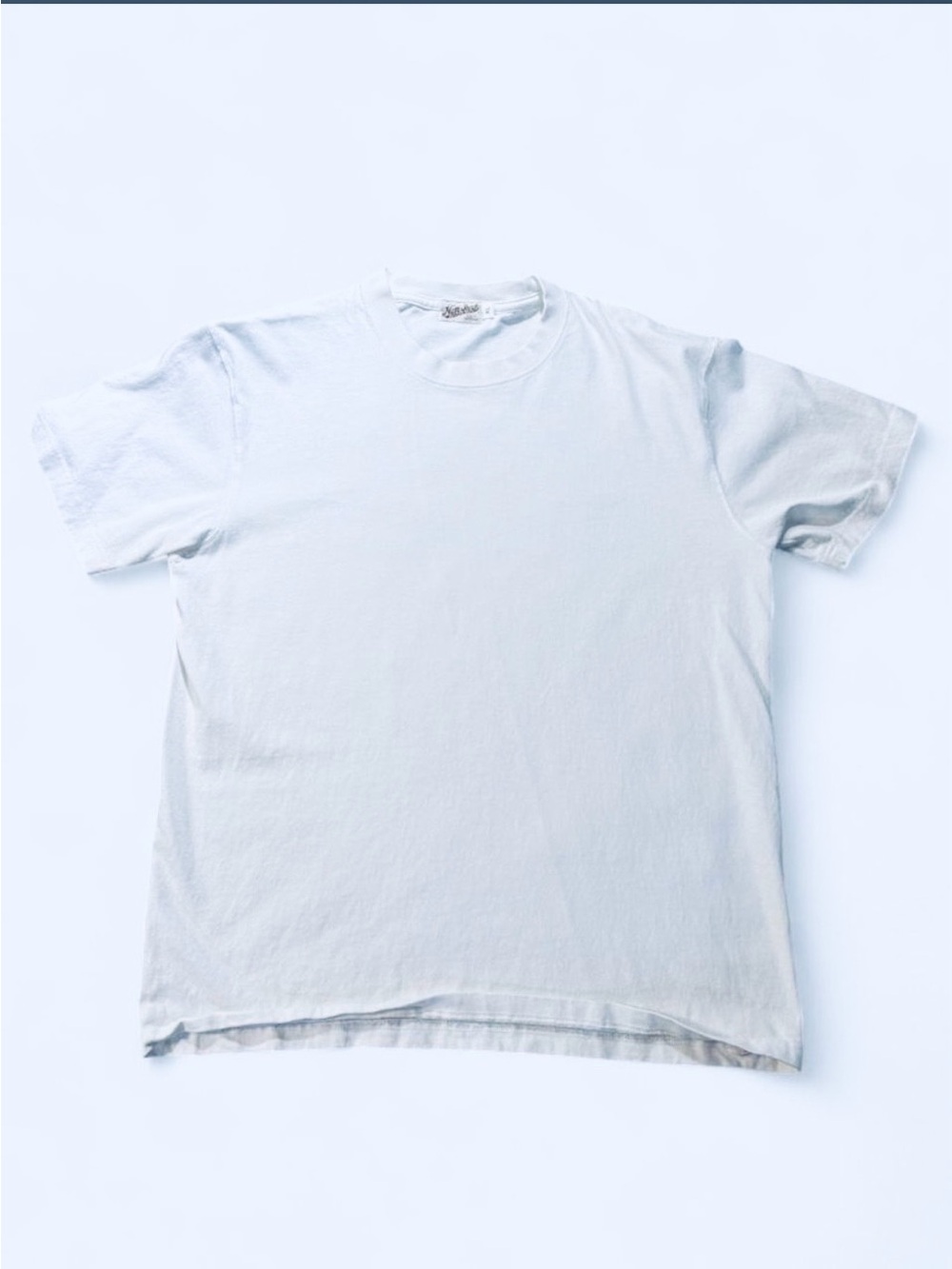 Men's Short Sleeve Crew Neck Tee - White